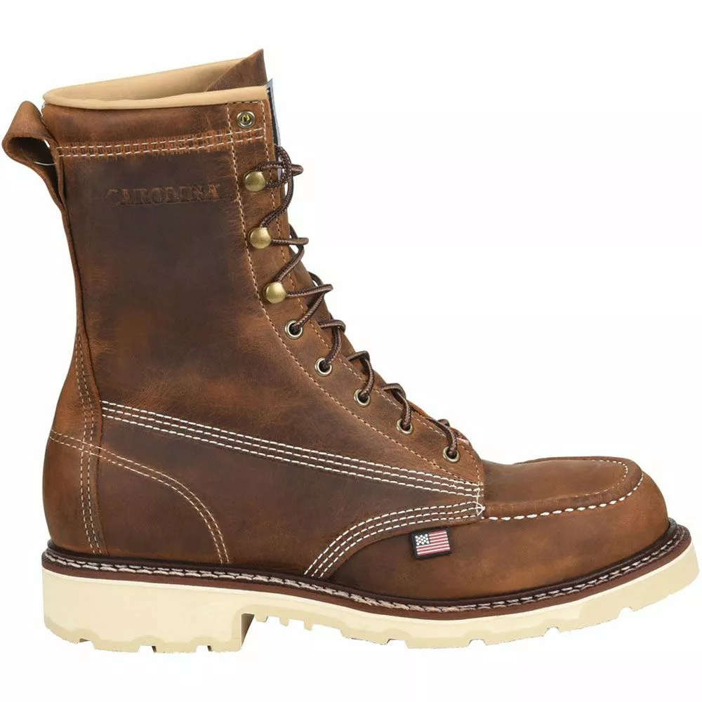 Carolina Boots Carolina CA7016 Ferric USA 8" Mens Soft Toe Work Boots 3 Carolina Boots Carolina CA7016 Ferric USA 8" Mens Soft Toe Work Boots