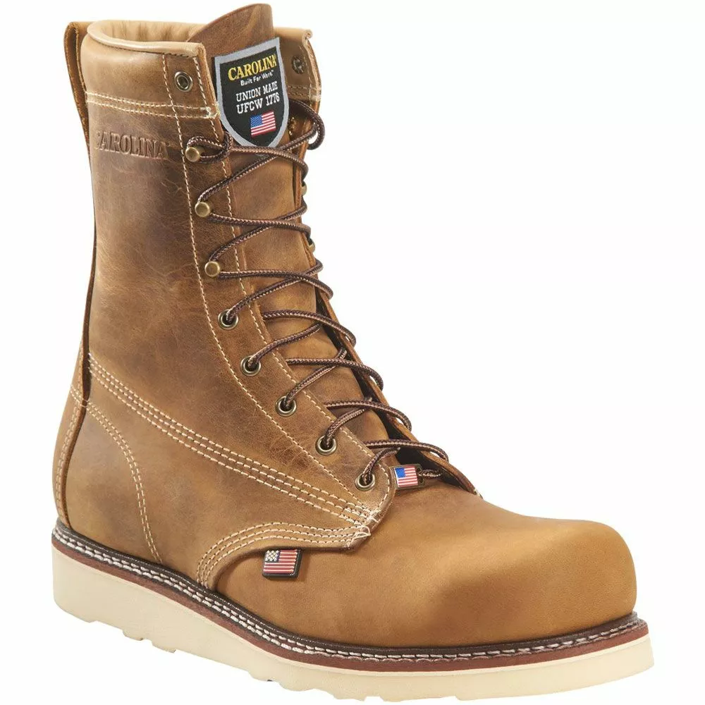 Carolina Boots Carolina CA7505 AMP USA 8" Steel Toe Wedge Work Boots - Mens 4 Carolina Boots Carolina CA7505 AMP USA 8" Steel Toe Wedge Work Boots - Mens - Image 2