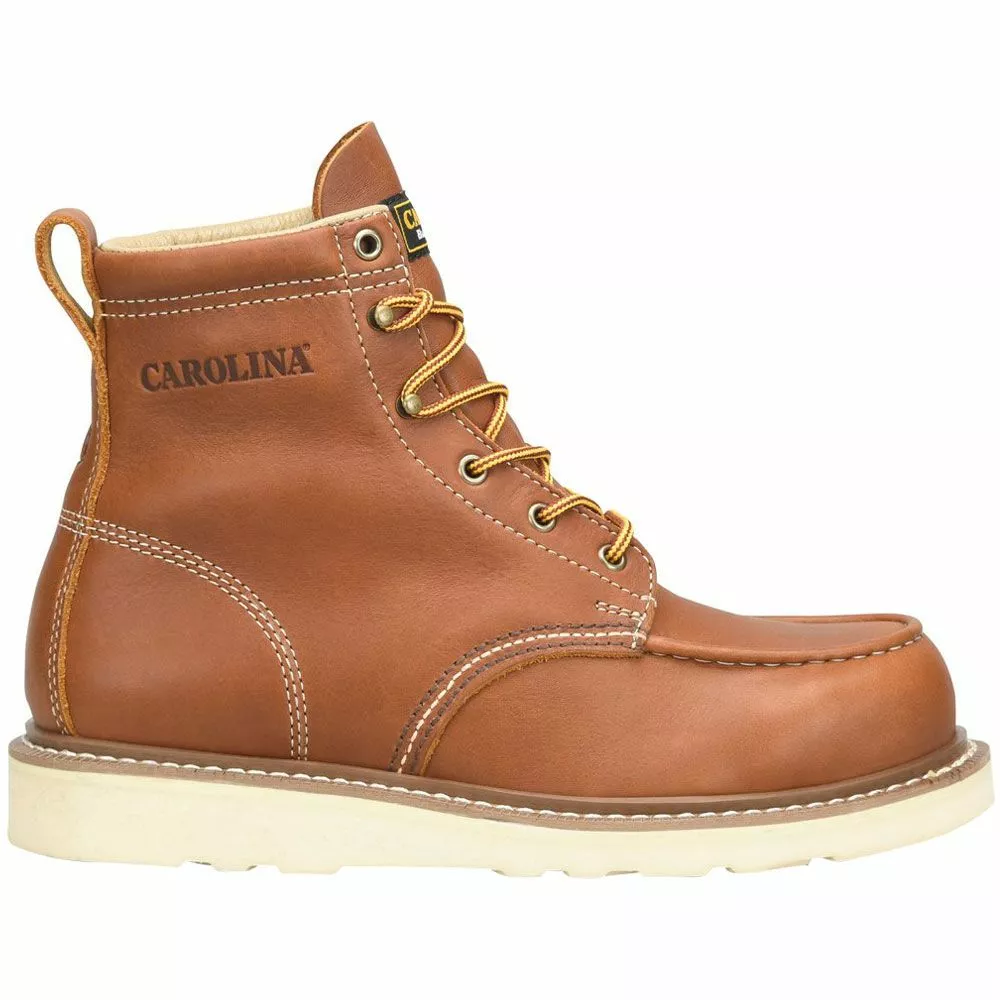 Carolina Boots Carolina CA7563 Amp MX 6" Moc Mens Steel Toe Work Boots 3 Carolina Boots Carolina CA7563 Amp MX 6" Moc Mens Steel Toe Work Boots