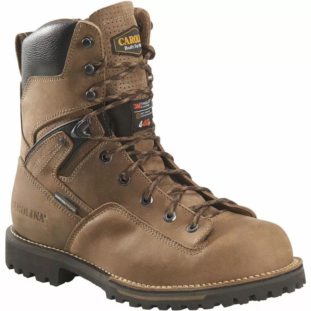 Carolina Boots Carolina CA8039 Mens 8.5" Soft Toe Work Boots 4 Carolina Boots Carolina CA8039 Mens 8.5" Soft Toe Work Boots - Image 2