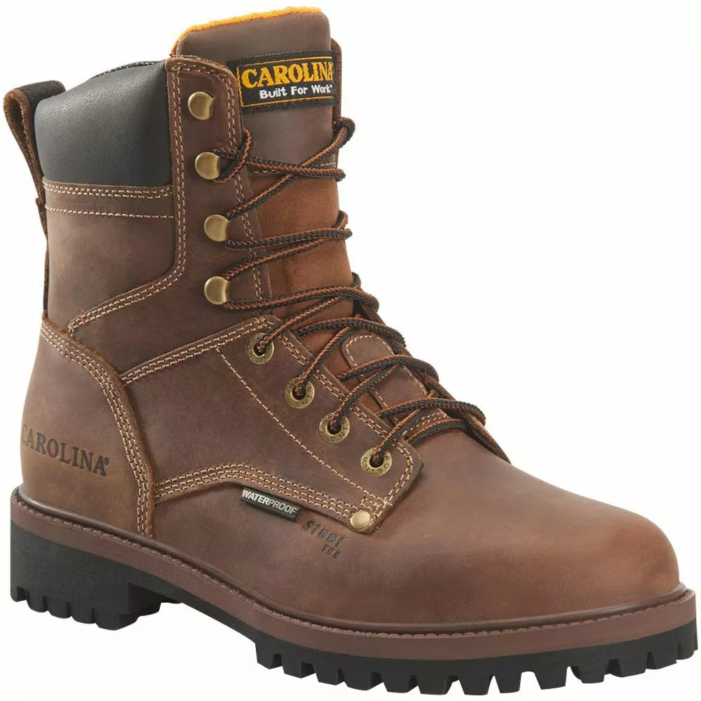 Carolina Boots Carolina CA8585 Silvanus Mens 8" Safety Toe Work Boots 4 Carolina Boots Carolina CA8585 Silvanus Mens 8" Safety Toe Work Boots - Image 2