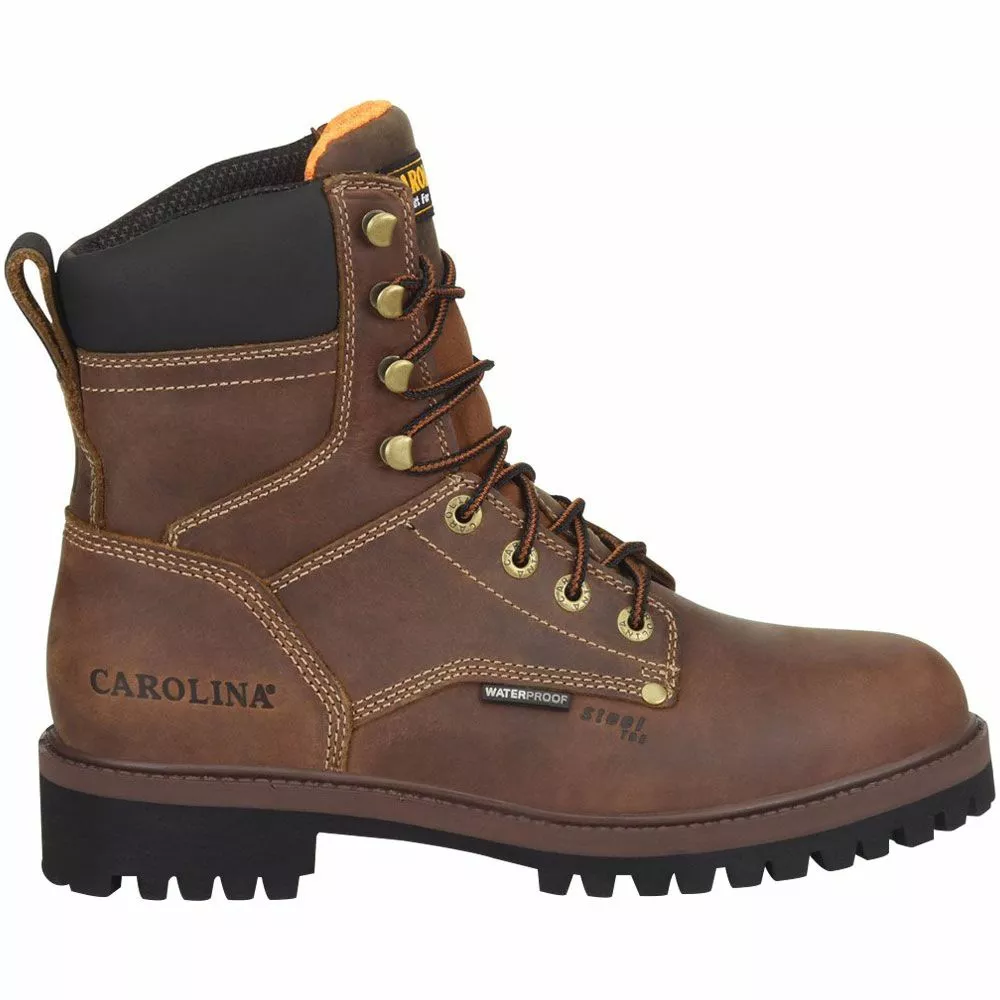 Carolina Boots Carolina CA8585 Silvanus Mens 8" Safety Toe Work Boots 3 Carolina Boots Carolina CA8585 Silvanus Mens 8" Safety Toe Work Boots