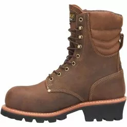 Carolina Boots Carolina CA9834 Mens 9" WP 400g Insulated Composite Toe Work Boots -MENS WORK AND SAFETY Sales Store CR CA9834 BRN3