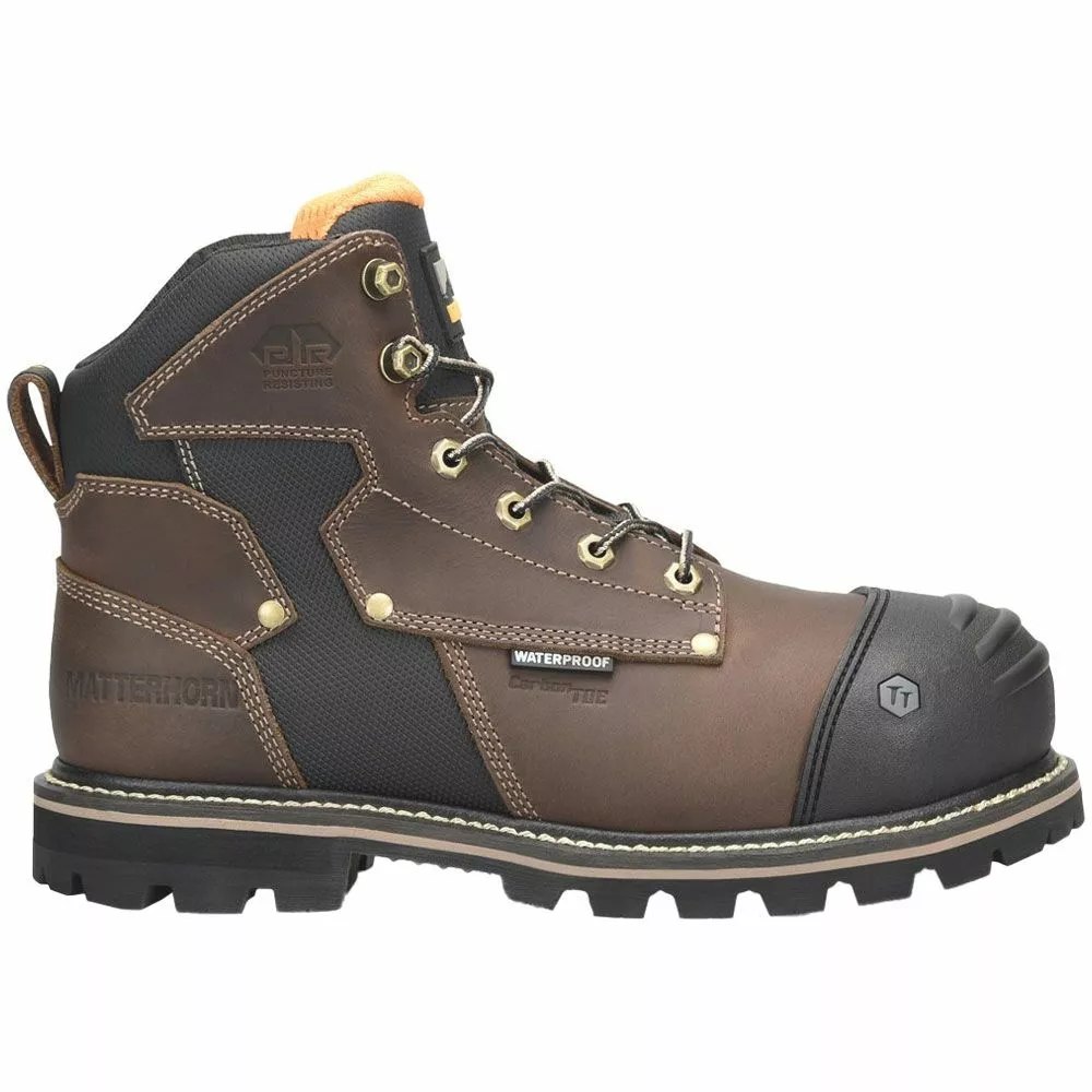 Carolina Boots Matterhorn I-Beam MT2546 Mens 6" Composite Toe Work Boots 3 Carolina Boots Matterhorn I-Beam MT2546 Mens 6" Composite Toe Work Boots
