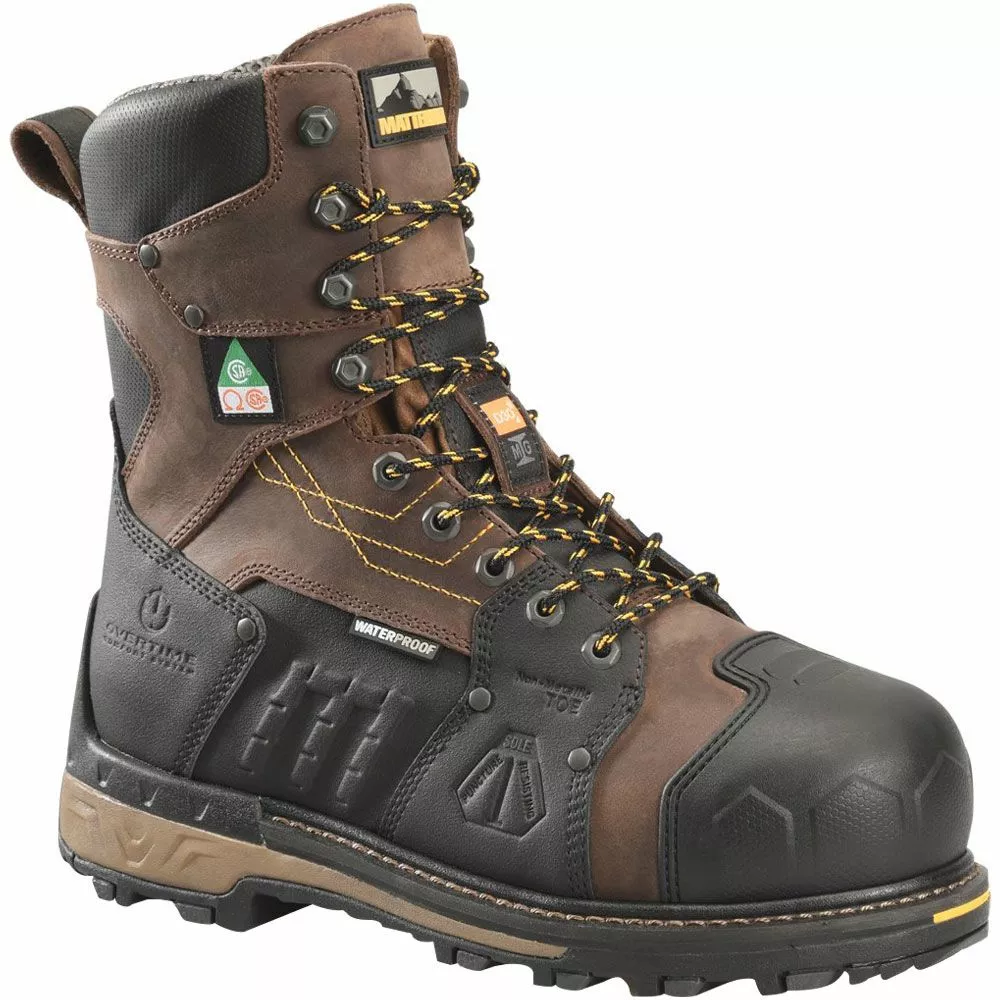 Carolina Boots Matterhorn MTC300 8" Comp Toe Int Met PR Mens Work Boots 4 Carolina Boots Matterhorn MTC300 8" Comp Toe Int Met PR Mens Work Boots - Image 2