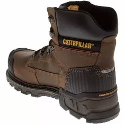 Caterpillar Footwear Excavator H2O Comp Toe Work Boots - Mens -MENS WORK AND SAFETY Sales Store CT 90991 BRN3