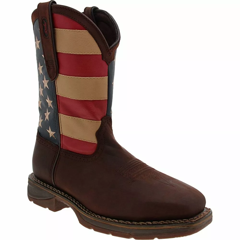 Durango Boots Durango Rebel American Flag Mens Safety Toe Work Boots 4 Durango Boots Durango Rebel American Flag Mens Safety Toe Work Boots - Image 2