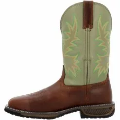 Durango Boots Durango 11" Wstrn Safety Toe Work Boots - Mens -MENS WORK AND SAFETY Sales Store DG DDB0427 BRN3