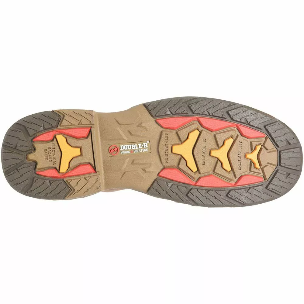 Double H Raid DH5394 Mens 8" U Toe Lacer Non-Safety Toe Work Boots 6 Double H Raid DH5394 Mens 8" U Toe Lacer Non-Safety Toe Work Boots - Image 4