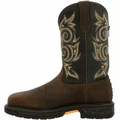 Georgia Boot CarboTec LT GB00437 Mens Western Steel Toe Work Boots -MENS WORK AND SAFETY Sales Store GO GB00437 BRN3