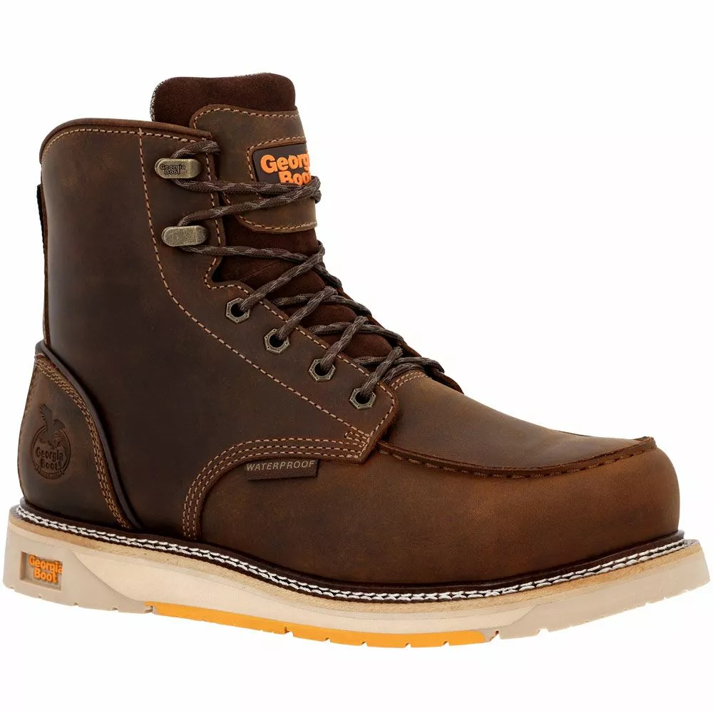 Rocky Boots Georgia Boot AMP LT Wedge GB00592 Mens 6" Composite Toe Work Boots 4 Rocky Boots Georgia Boot AMP LT Wedge GB00592 Mens 6" Composite Toe Work Boots - Image 2