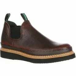 Georgia Boot Slip On Giant Romeo Soft Toe Work Shoes GR274 -MENS WORK AND SAFETY Sales Store GO GR274 BRN1