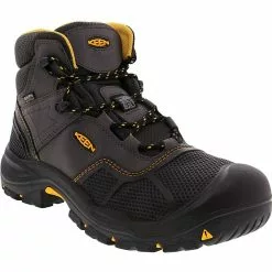 KEEN Utility Boots KEEN Utility Logandale Mid Safety Toe Work Boots - Mens 7 KEEN Utility Boots KEEN Utility Logandale Mid Safety Toe Work Boots - Mens -MENS WORK AND SAFETY Sales Store KE 1017828 BLK1