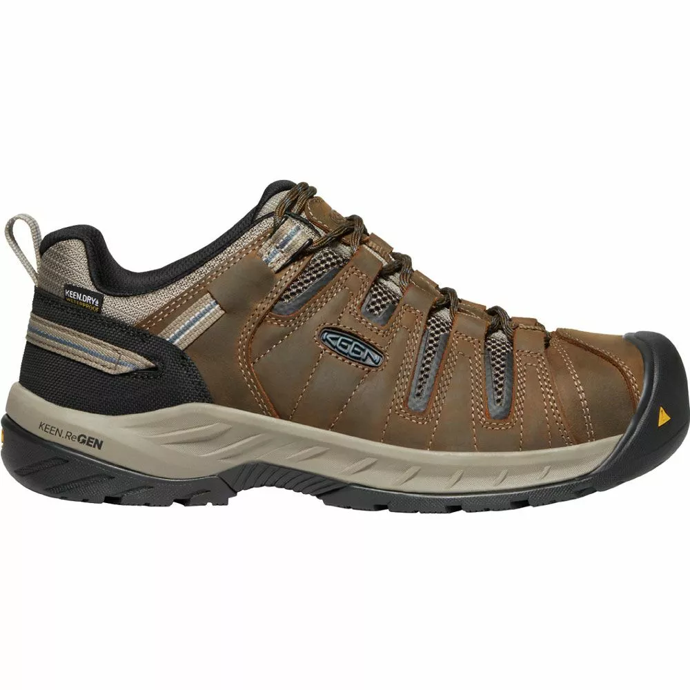 KEEN Utility Boots KEEN Utility Flint 2 Low Wp Safety Toe Work Boots - Mens 3 KEEN Utility Boots KEEN Utility Flint 2 Low Wp Safety Toe Work Boots - Mens