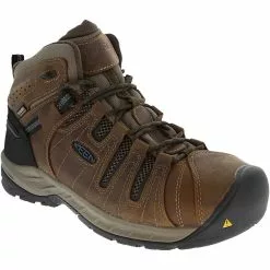 KEEN Utility Boots KEEN Utility Flint 2 Mid Safety Toe Work Boots - Mens 7 KEEN Utility Boots KEEN Utility Flint 2 Mid Safety Toe Work Boots - Mens -MENS WORK AND SAFETY Sales Store KE 1023237 BRN1