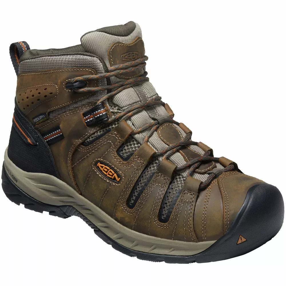 KEEN Utility Boots KEEN Utility Flint 2 Mid Non-Safety Toe Work Boots - Mens 4 KEEN Utility Boots KEEN Utility Flint 2 Mid Non-Safety Toe Work Boots - Mens - Image 2