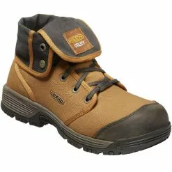 KEEN Utility Boots KEEN Utility Roswell Mid Brown Mens Composite Toe Work Boots 7 KEEN Utility Boots KEEN Utility Roswell Mid Brown Mens Composite Toe Work Boots -MENS WORK AND SAFETY Sales Store KE 1026365 ABO1