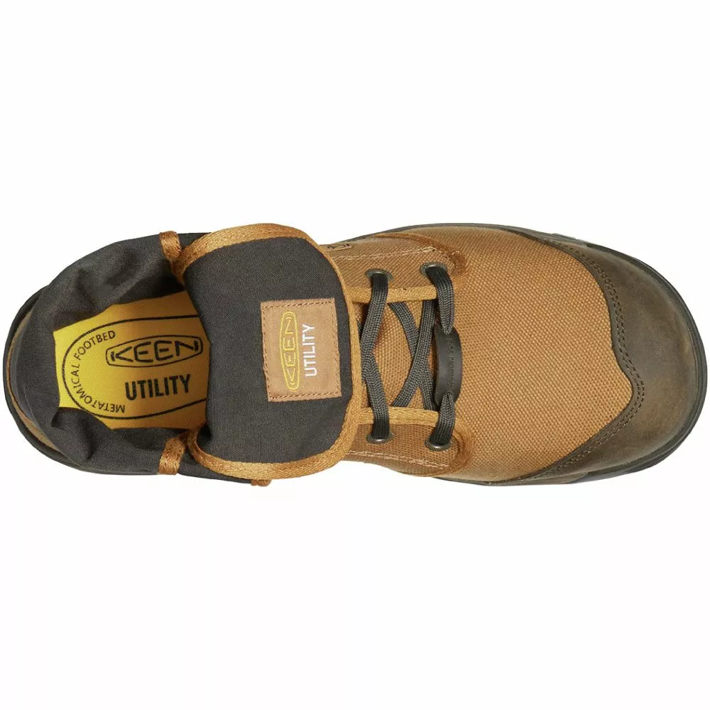 KEEN Utility Boots KEEN Utility Roswell Mid Brown Mens Composite Toe Work Boots 5 KEEN Utility Boots KEEN Utility Roswell Mid Brown Mens Composite Toe Work Boots - Image 3