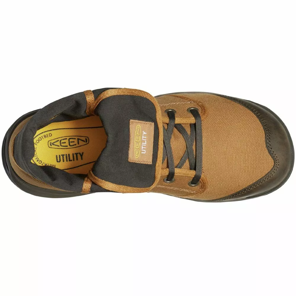 KEEN Utility Boots KEEN Utility Roswell Mid Brown Mens Non-Safety Toe Work Boots 5 KEEN Utility Boots KEEN Utility Roswell Mid Brown Mens Non-Safety Toe Work Boots - Image 3