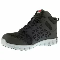 Reebok Work Sublite RB4141 Safety Toe Work Shoes - Mens 8 Reebok Work Sublite RB4141 Safety Toe Work Shoes - Mens -MENS WORK AND SAFETY Sales Store RB RB4141 BLK3
