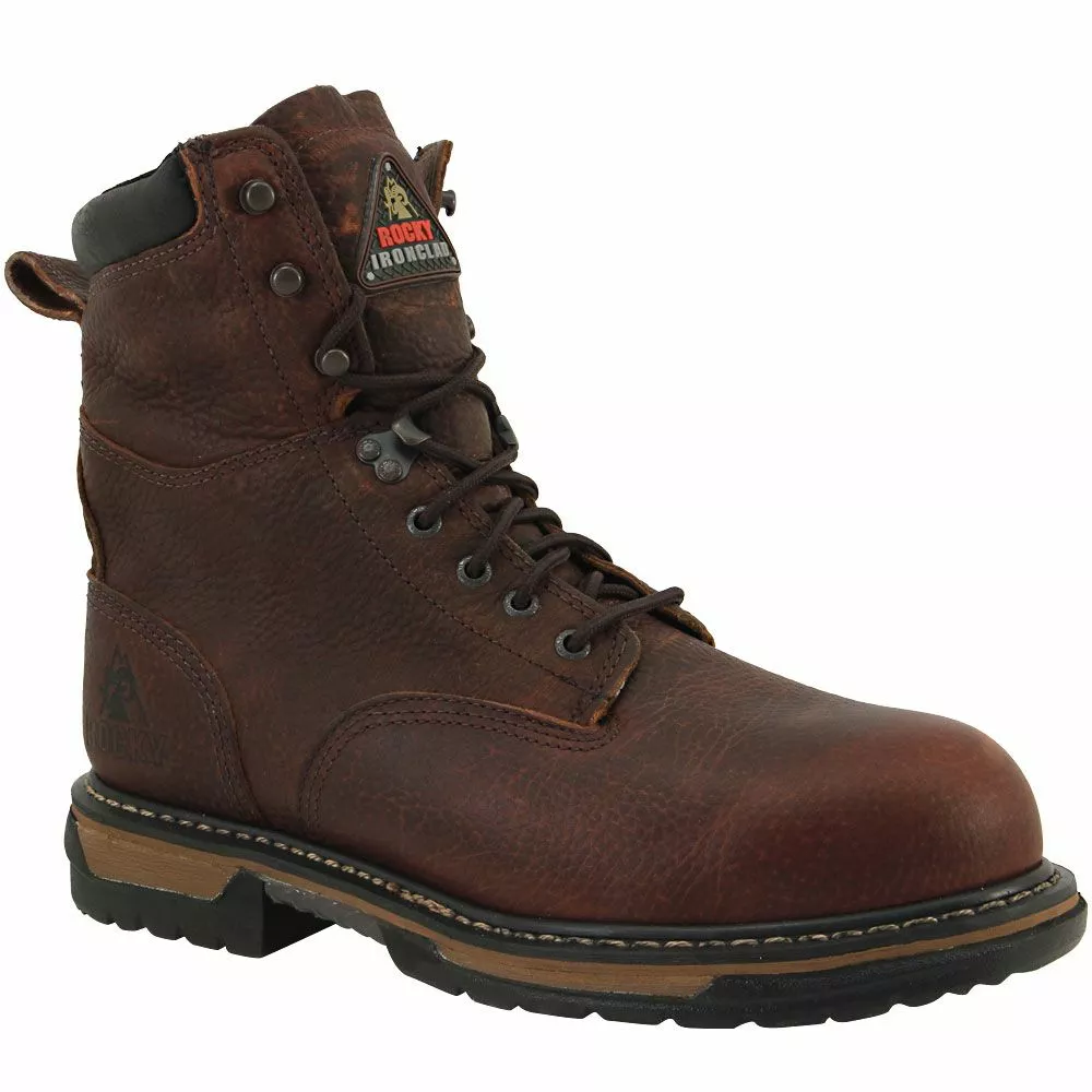 Rocky Boots Rocky IronClad 6693 Mens 8" Wp Safety Toe Work Boots 4 Rocky Boots Rocky IronClad 6693 Mens 8" Wp Safety Toe Work Boots - Image 2