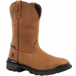 Rocky Boots Rocky Rams Horn RKW0396 11" Men WP Comp Toe Work Boots 7 Rocky Boots Rocky Rams Horn RKW0396 11" Men WP Comp Toe Work Boots -MENS WORK AND SAFETY Sales Store RC RKW0396 BRN1