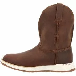 Rocky Boots Rocky Farmstead RKW0400 10" Western Mens Composite Toe Work Boots 8 Rocky Boots Rocky Farmstead RKW0400 10" Western Mens Composite Toe Work Boots -MENS WORK AND SAFETY Sales Store RC RKW0400 BRN3