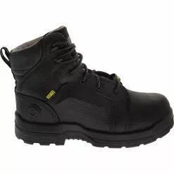 Rockport Works Boots Rockport Works More Energy Composite Toe Black Work Boots - Mens