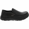 Skechers Work Shoes Skechers Work 200077 Ulmus Mockit Soft Toe Mens Work Shoes -MENS WORK AND SAFETY Sales Store SK 200077 BLK2
