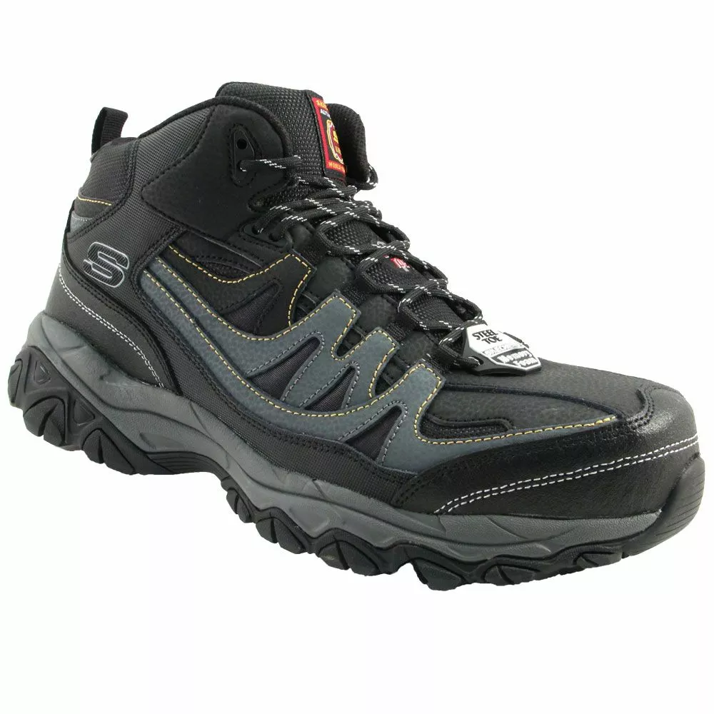 Skechers Work Shoes Skechers Work Holdridge Rebem Safety Toe Work Boots - Mens 4 Skechers Work Shoes Skechers Work Holdridge Rebem Safety Toe Work Boots - Mens - Image 2