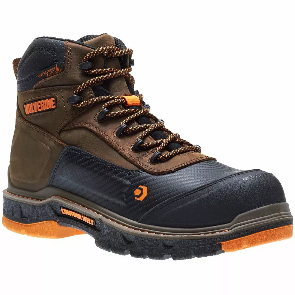 Wolverine Boots Wolverine Overpass Composite Toe Work Boots - Mens 4 Wolverine Boots Wolverine Overpass Composite Toe Work Boots - Mens - Image 2