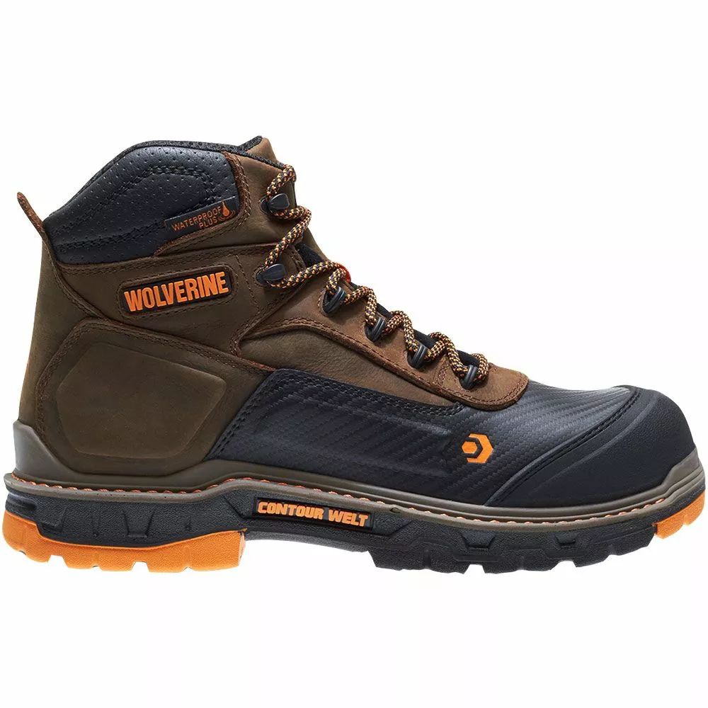 Wolverine Boots Wolverine Overpass Composite Toe Work Boots - Mens 3 Wolverine Boots Wolverine Overpass Composite Toe Work Boots - Mens